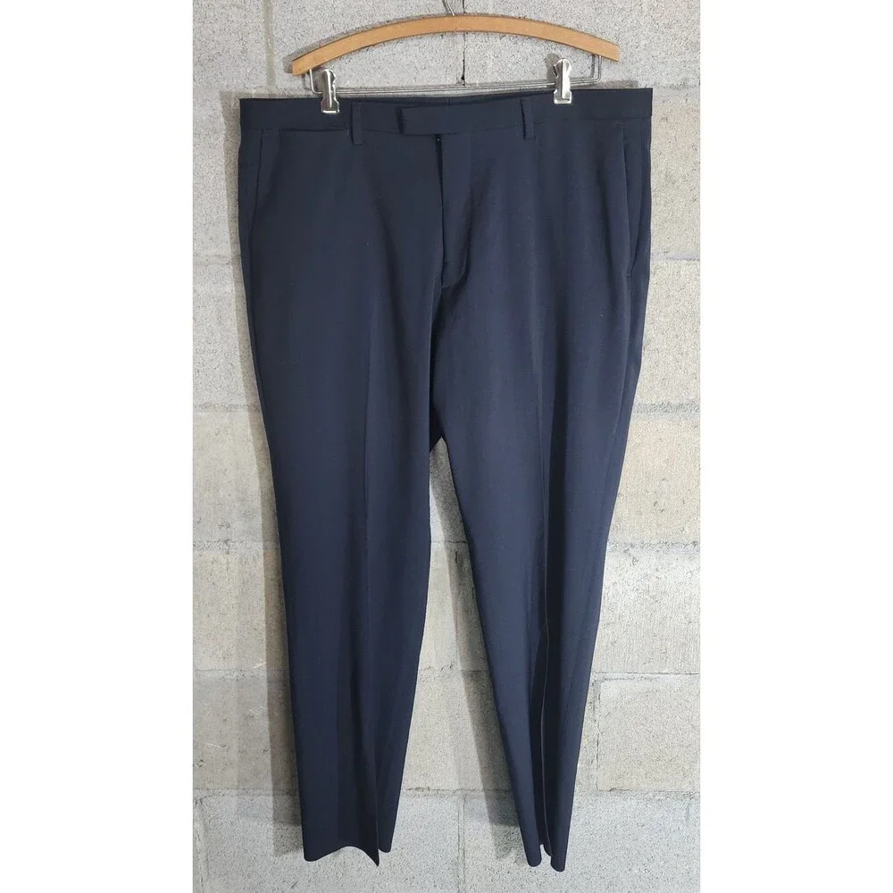 Banana Republic Modern Slim Fit Flat Front Men's Dress Pants Blue Size 38X32